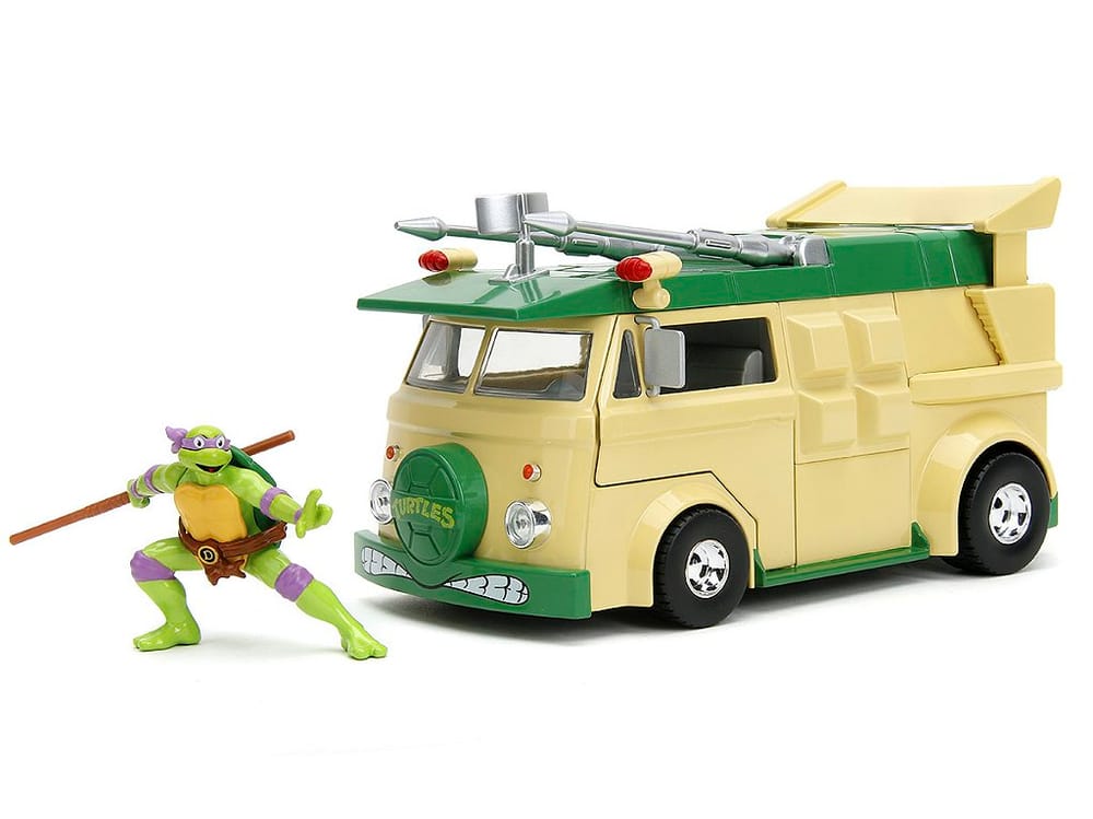 Party Wagon Tartarugas Ninja + Figura Donatello