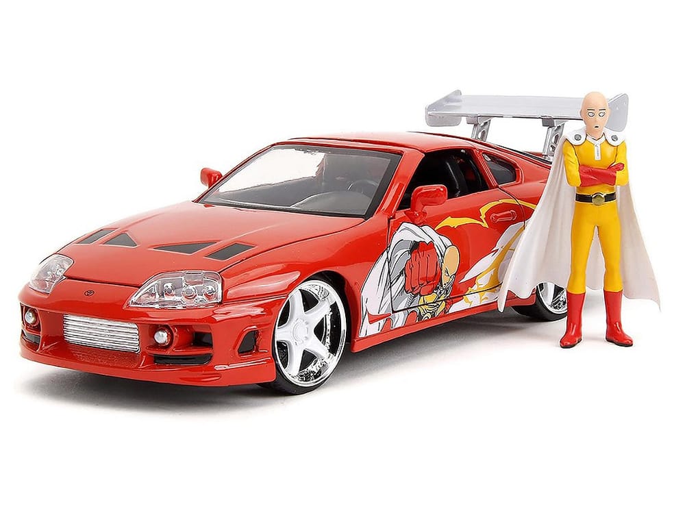 Toyota Supra 1995 One Punch Man + Figura Saitama Jada Toys