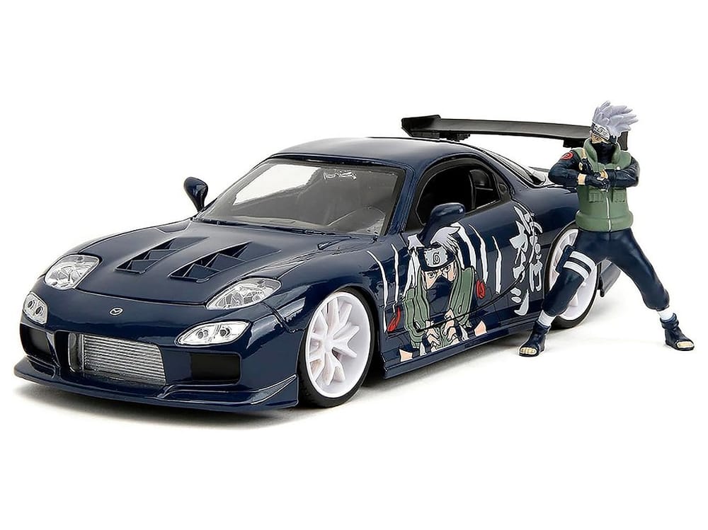 Mazda RX-7 1993 Kakashi Hatake Naruto Shippuden + Figura Jada Toys