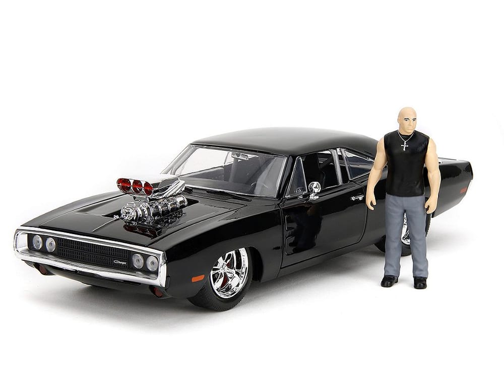 Dodge Charger R/T 1970 Velozes e Furiosos + Figura Dom Toys