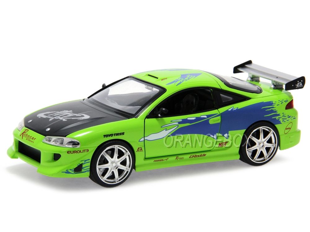 Brian's Mitsubishi Eclipse 1995 Fast and Furious Velozes e Furiosos Jada Toys