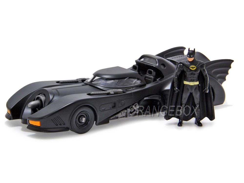 Batmóvel 1989 + Figura Batman (em metal) Jada Toys