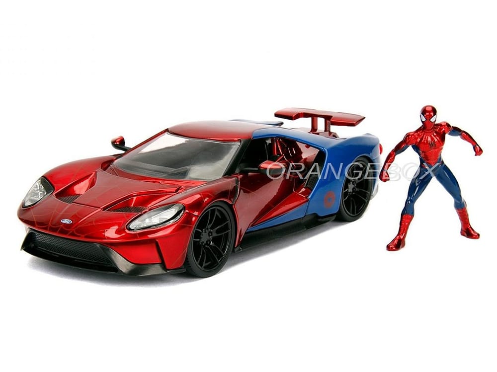 Ford GT 2017 + Figura Homem Aranha