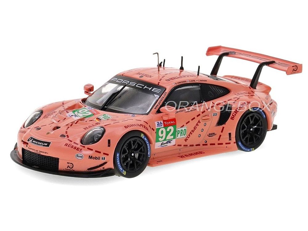 Porsche 911 RSR Pink Pig Vencedor LMGTE-Pro Classe 24H LeMans 2018