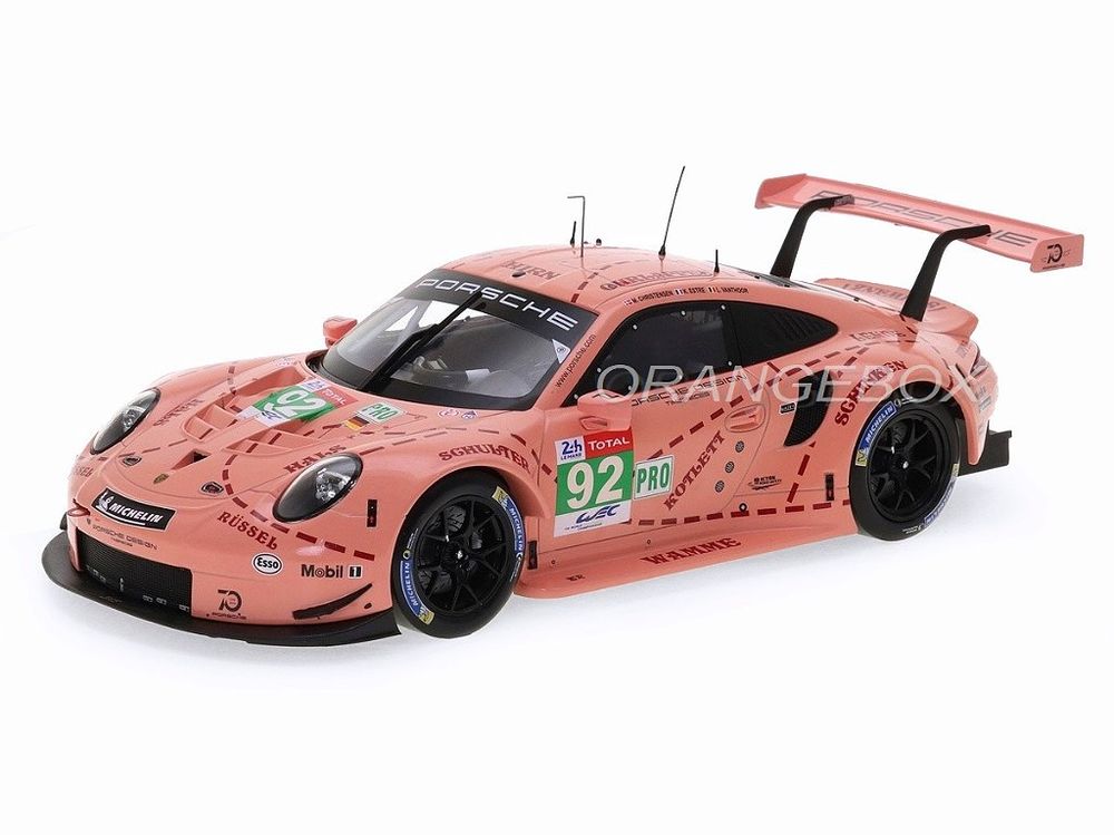 Porsche 911 (991) RSR Pink Pig Vencedor LMGTE 24H LeMans 2018