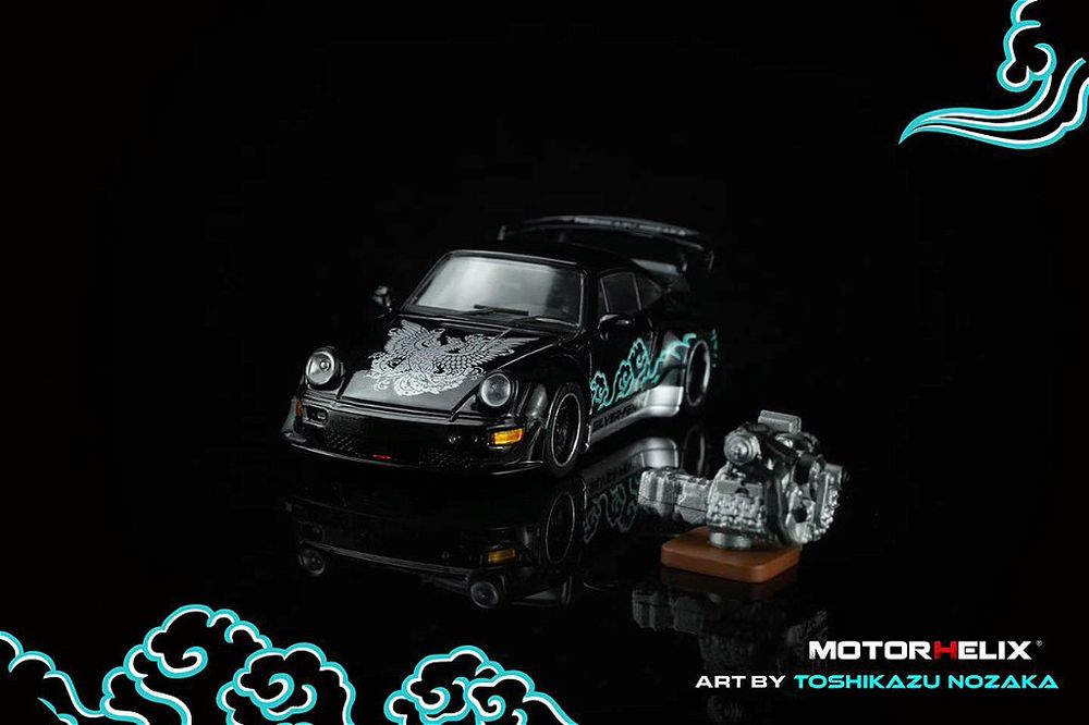 Porsche RWB 964 Silver Fenix Toshikazu Nozaka