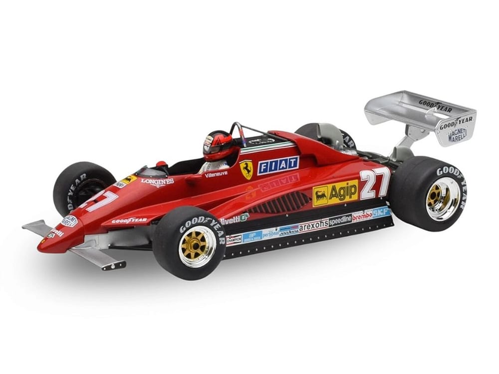 Fórmula 1 Ferrari 126C2 Gilles Villeneuve Gp Bélgica 1982