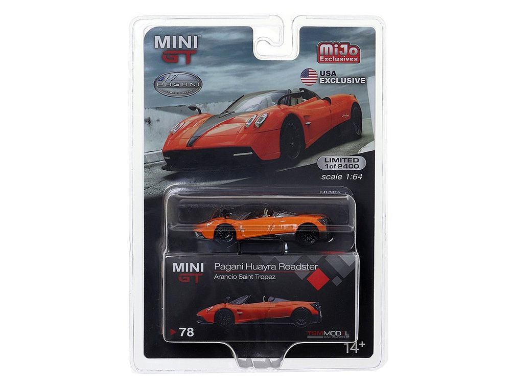 Pagani Huayra Roadster Arancio Saint Tropez USA Exclusive