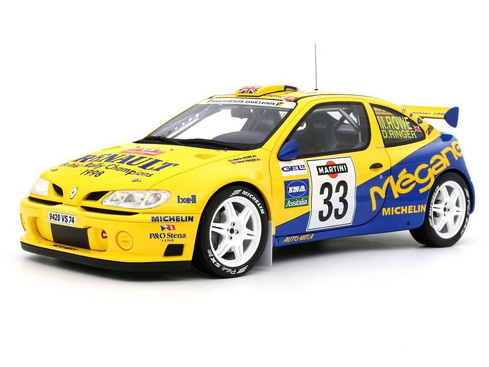 Renault Megane Maxi #33 M. Rowe Rallye San Remo 1998