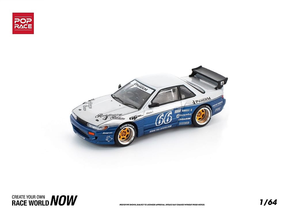 Nissan Silvia S13 Pandem Widebody Kit Moontech Blue