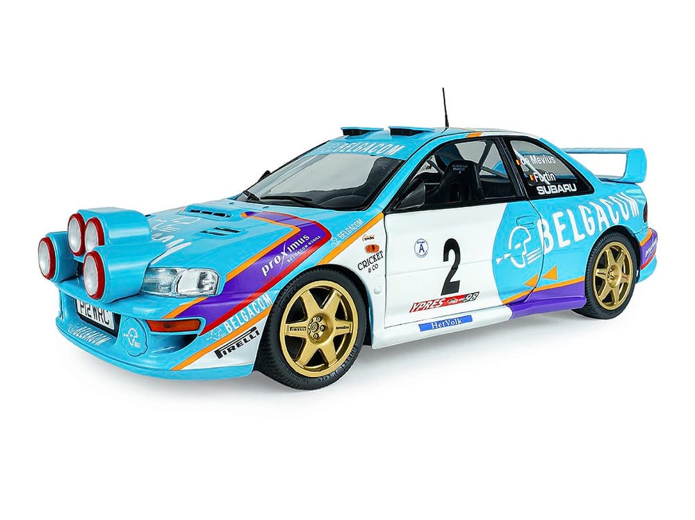 Subaru Impreza S5 WRC99 Rally Ypres Westhoek Bélgica 1998