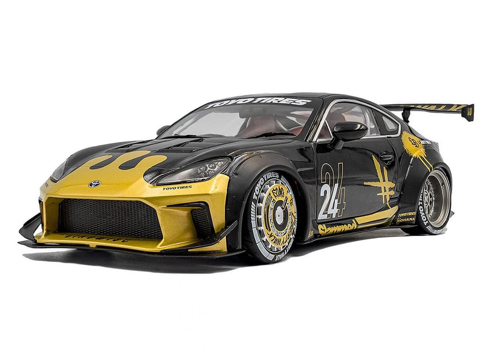 Toyota GR86 LBWK Liberty Walk Body Kit Black & Gold 2024