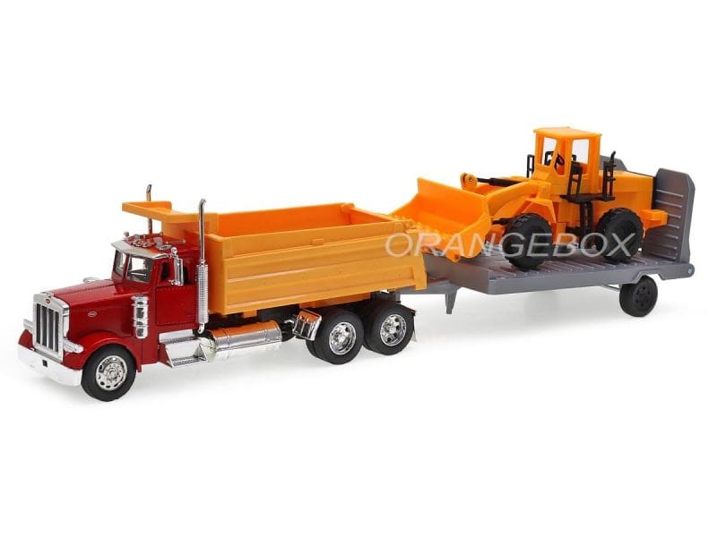 Caminhão Peterbilt Model 379 + Reboque + Pá Carregadeira