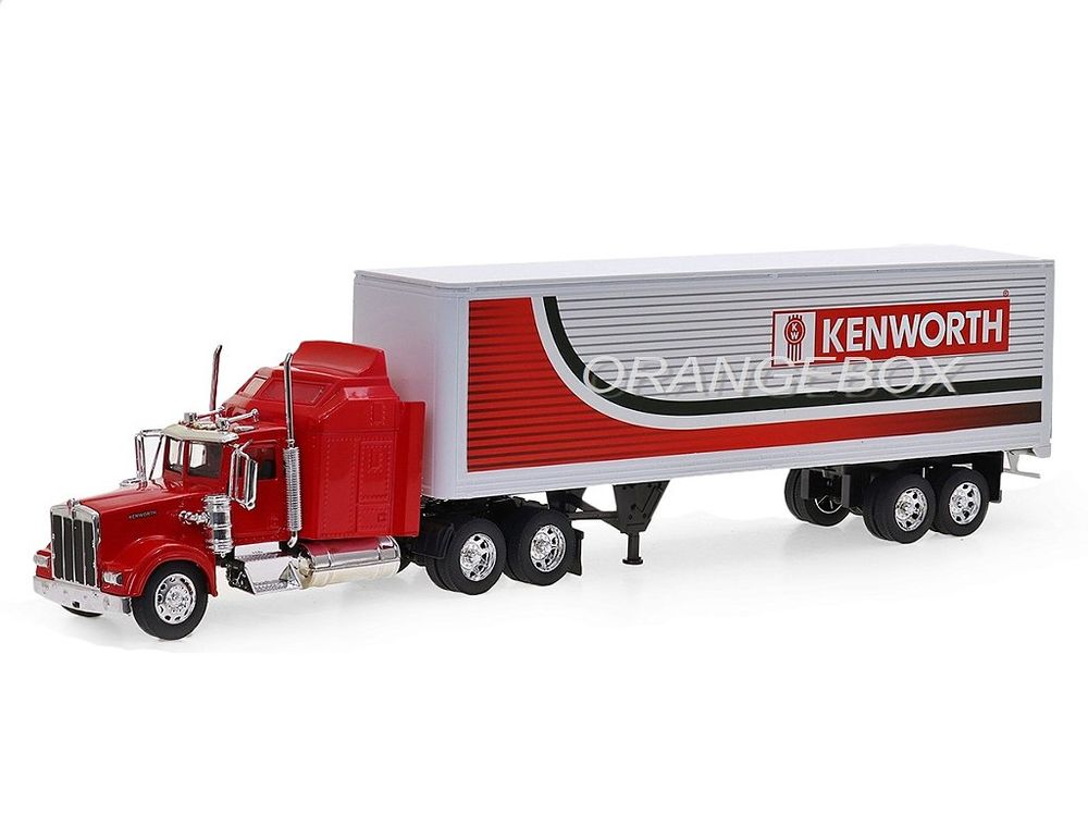 Caminhão Kenworth W900 + Carreta Baú Kenworth