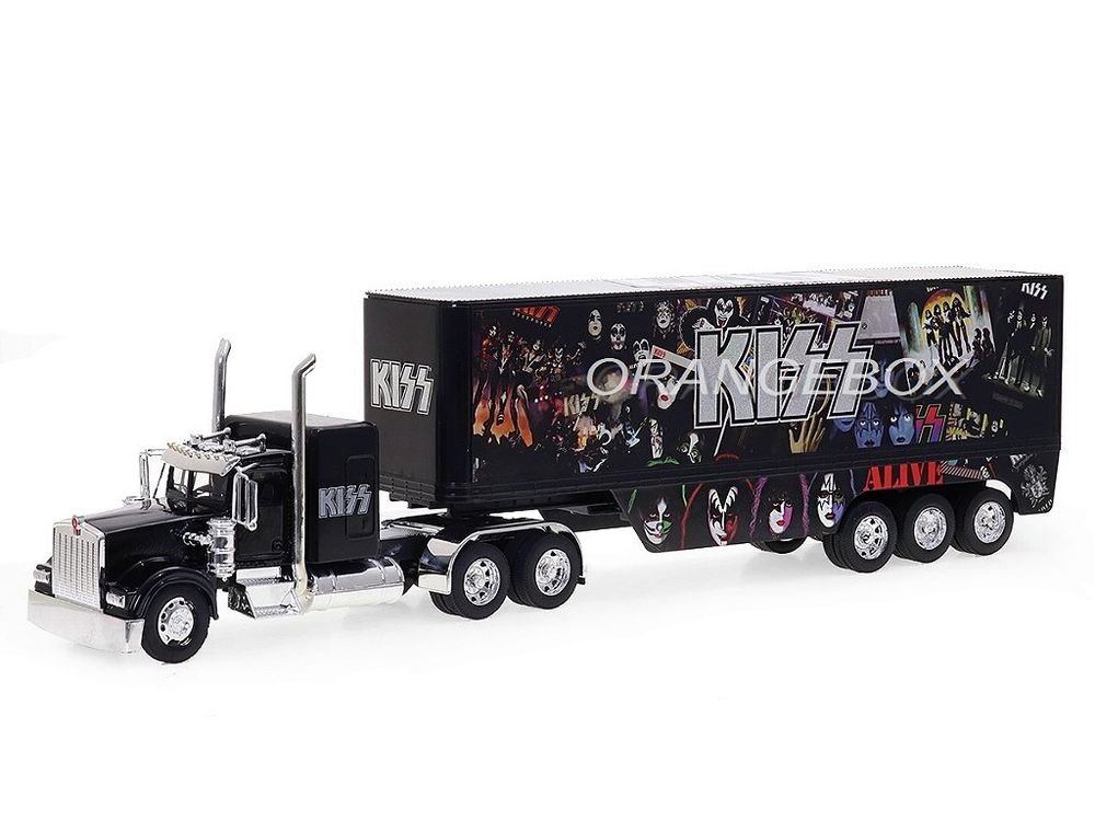 Kenworth W900 + Carreta Banda Kiss Rock
