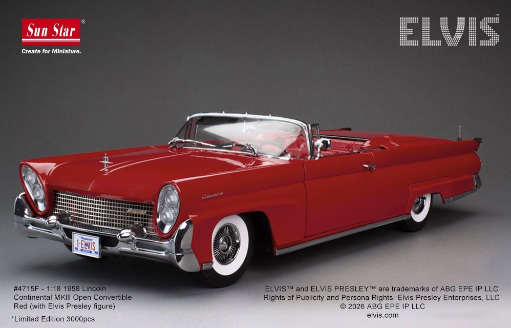 Lincoln Continental Mark III Open Convertible 1958