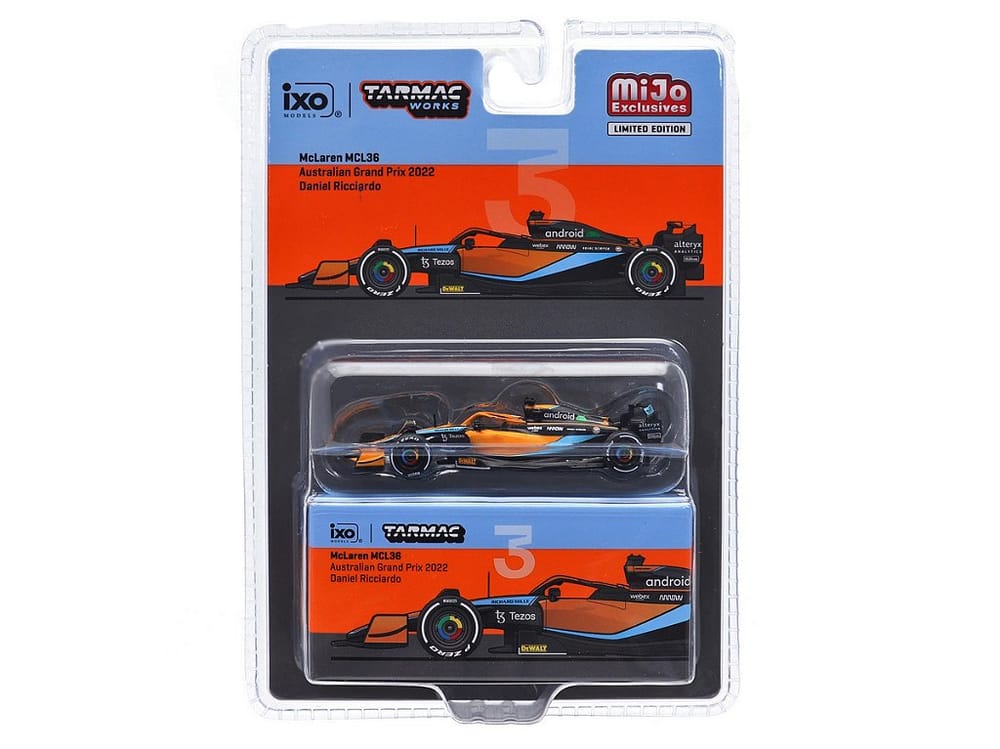 Fórmula 1 McLaren MCL36 Gp Austrália 2022 Daniel Ricciardo