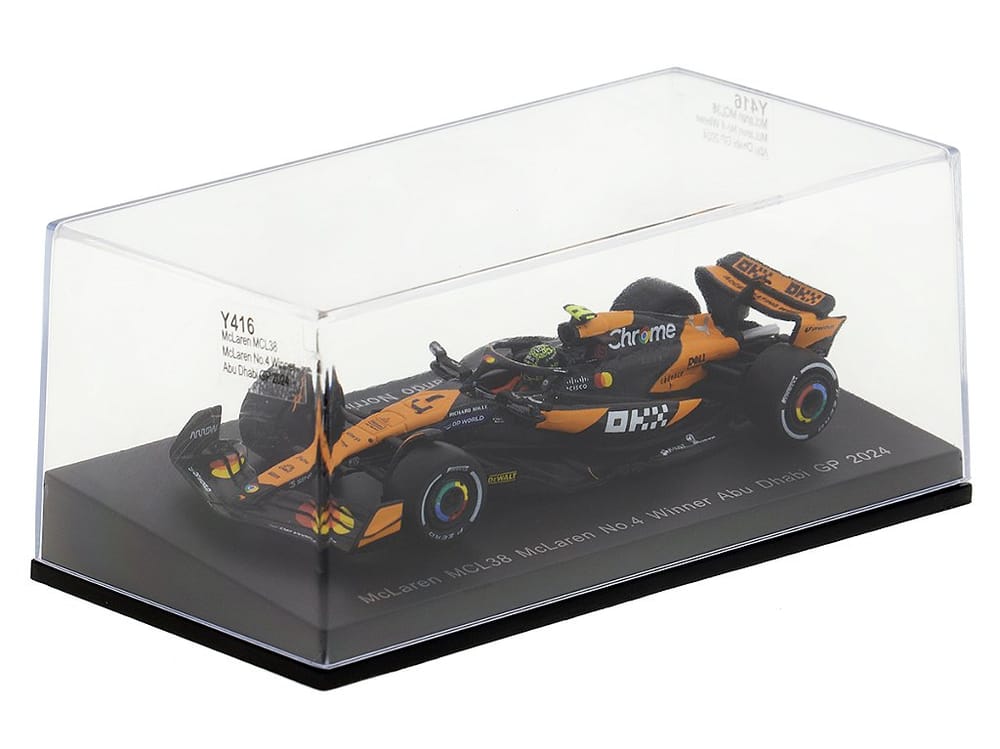 Fórmula 1 McLaren MCL38 Winner Abu Dhabi GP Lando Norris 2024